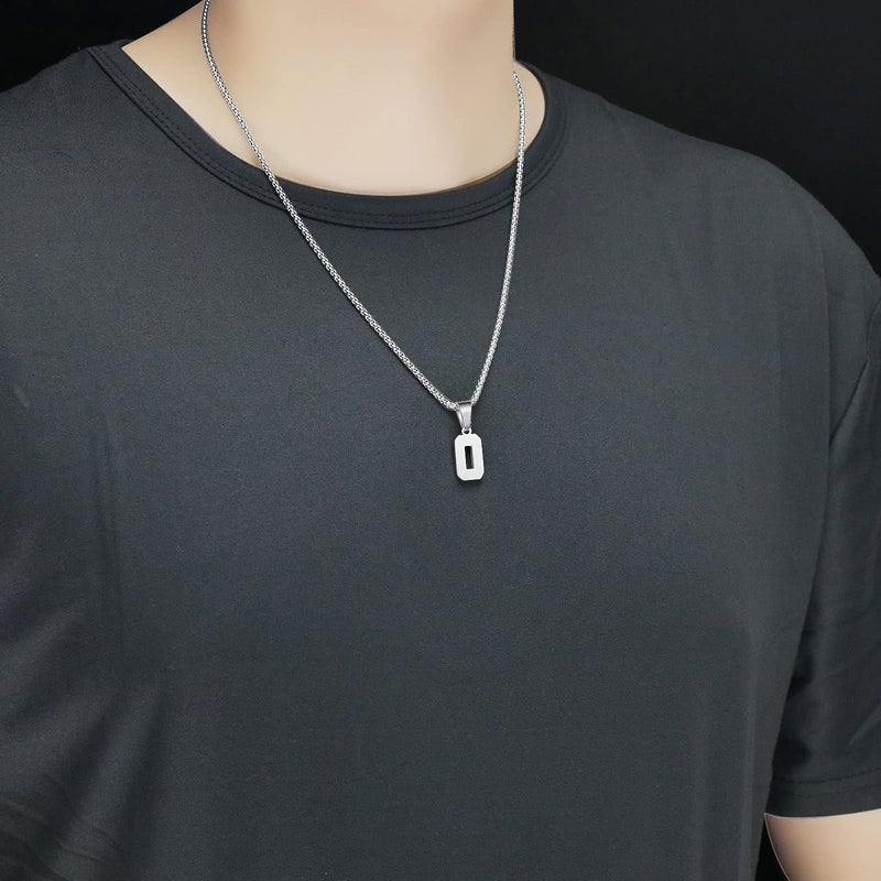 Susook Store Number Necklaces Personalized Necklaces 18K Gold Plated Initial Number Pendant Stainless Steel Chain Sports Necklaces for Men Women - Image 3